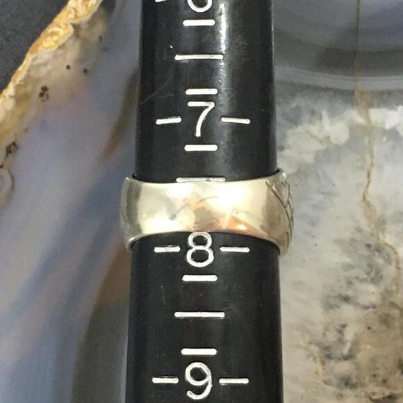 Carolyn Pollack Vintage Sterling Oval Multi-gemstone Inlay Shield Ring For Women - Picture 10 of 10